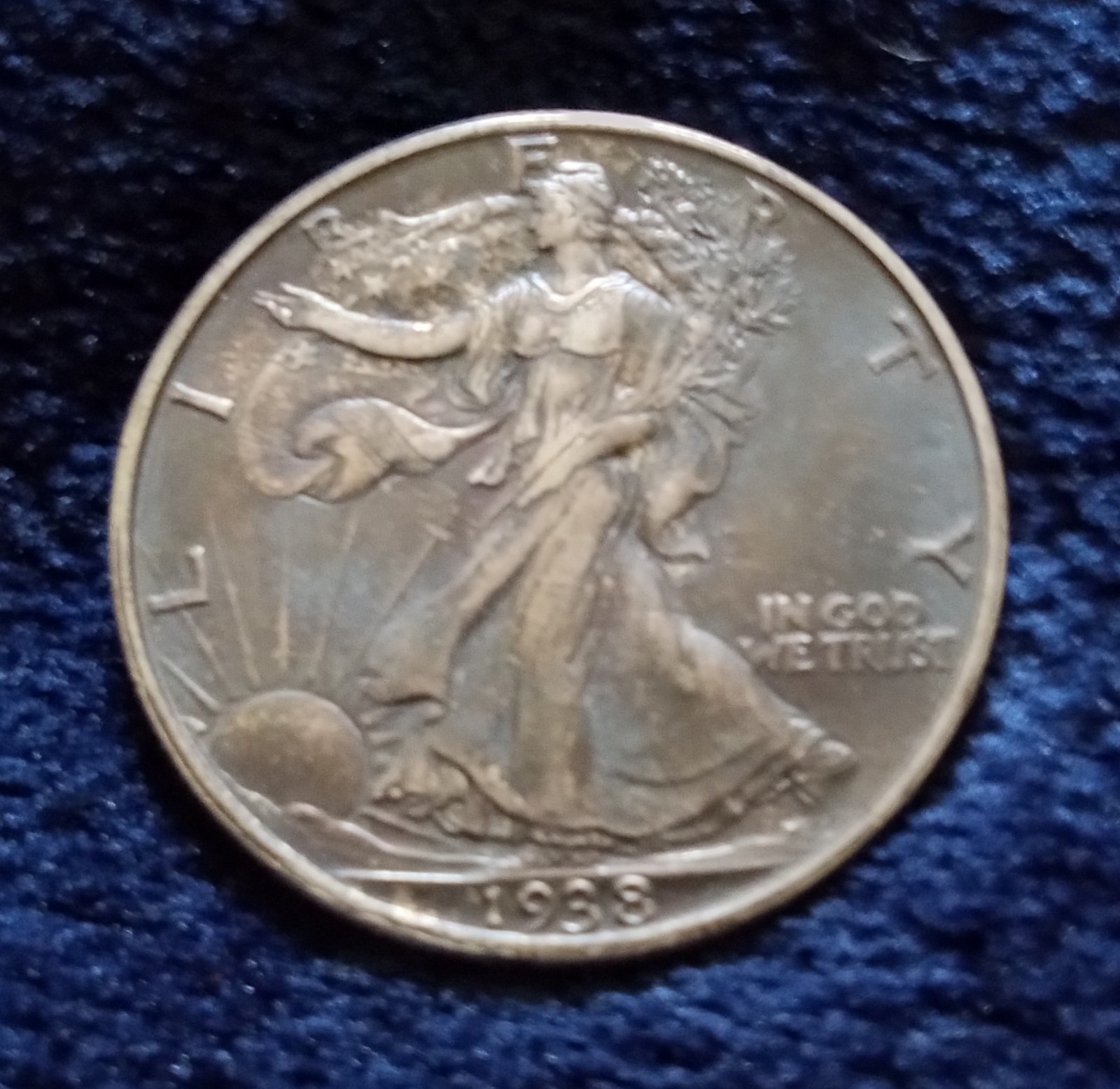 1938 P Walking Liberty Half Dollar