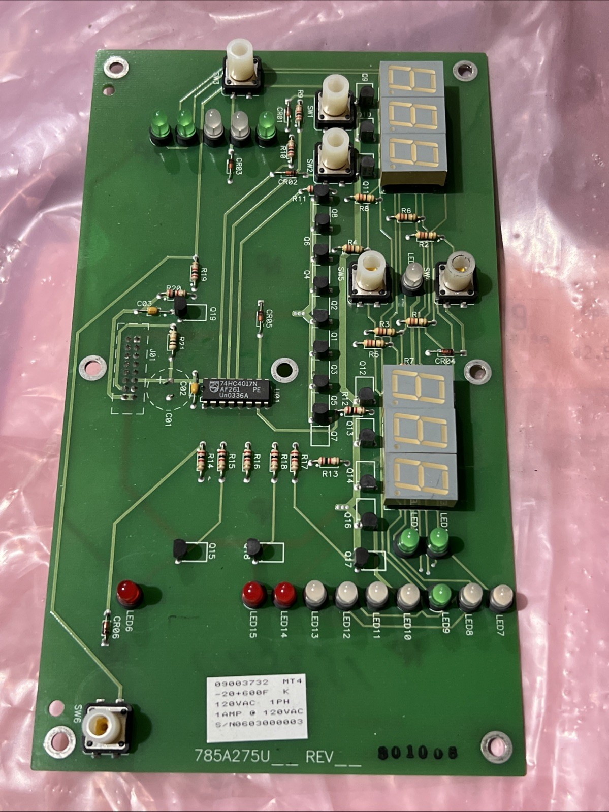 🔥Conair 785A275U PCB Circuit Board, Used, Free Shipping🇺🇸