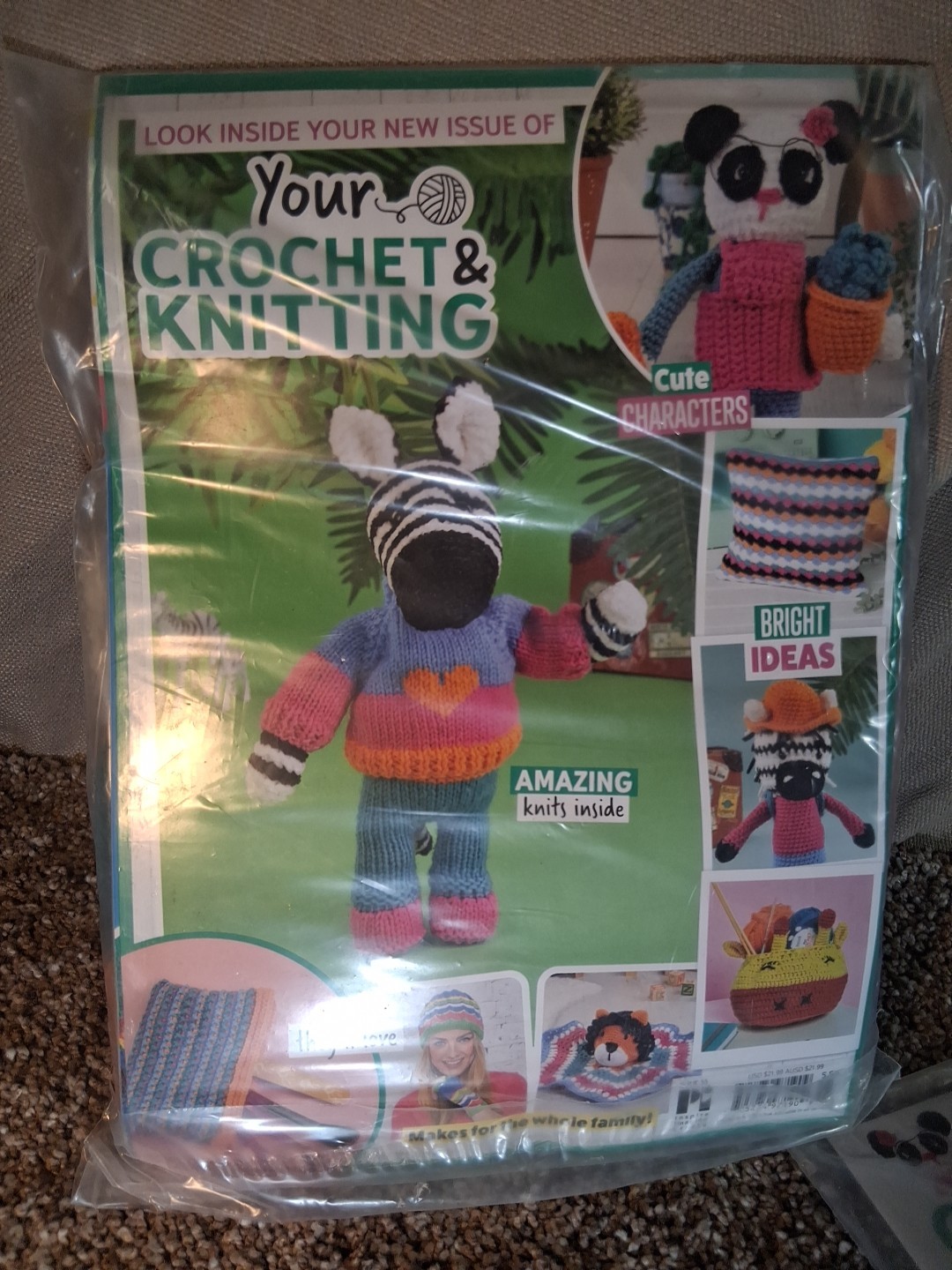Your Crochet & Knitting Magazine Issue 55 W/ Yarn & Needles