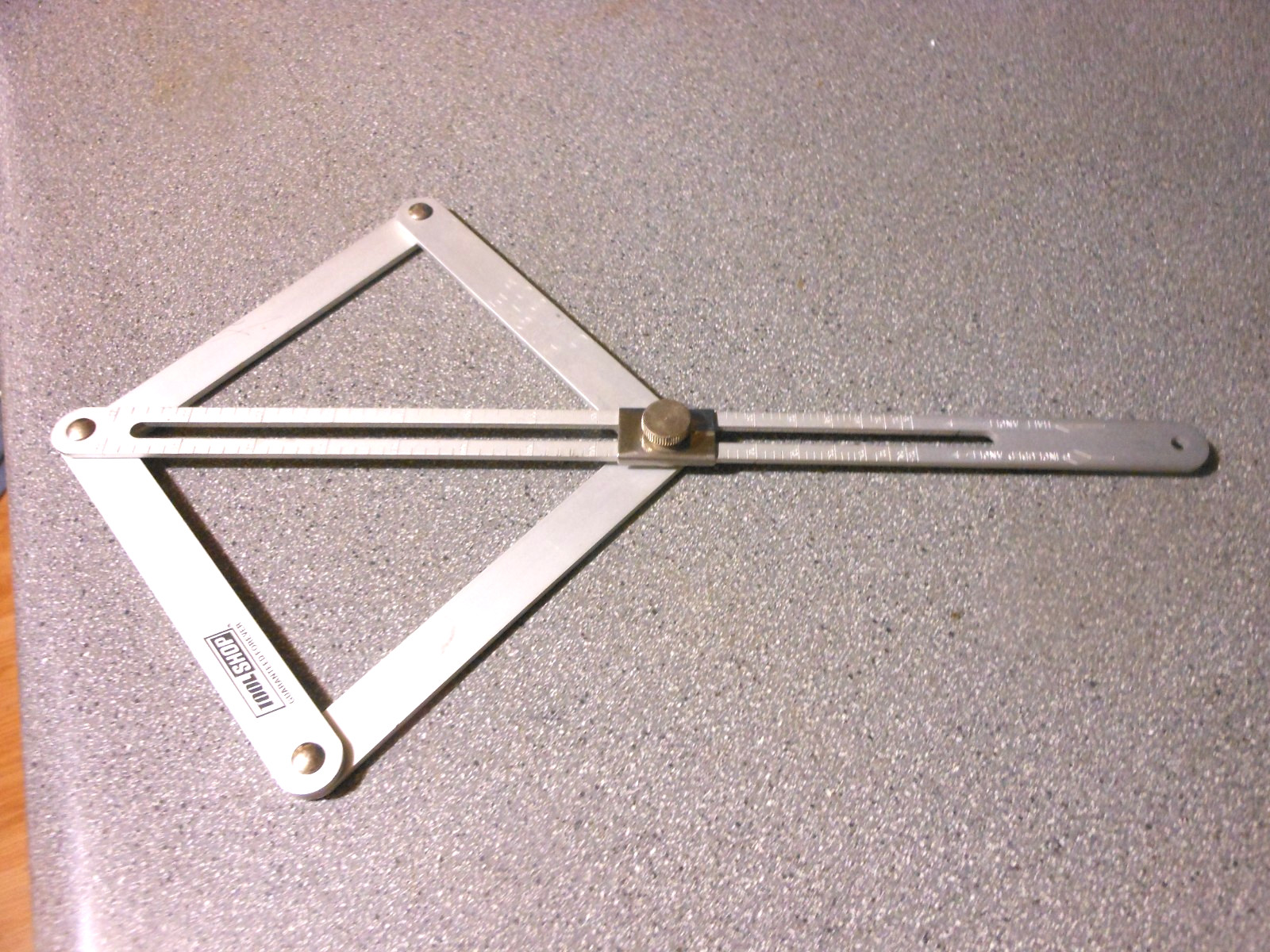 Tool Shop Angle Divisor Aluminum Frame Position Lock Sliding T-Bevel Rdo