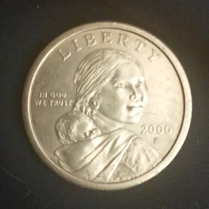 2000 P Sacagawea Native American $1 Dollar Coin Philadelphia Mint