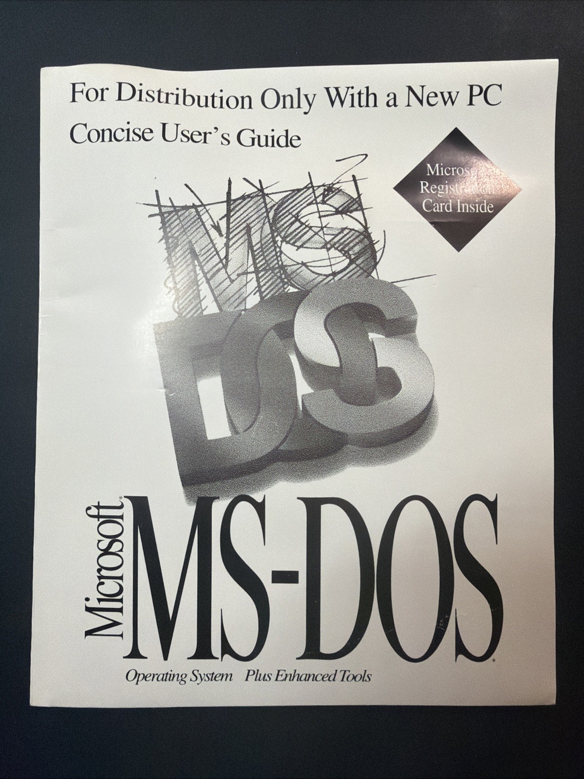 Vintage Microsoft MS-DOS Plus Enhanced Tools 3.5" Discs - New Open Box