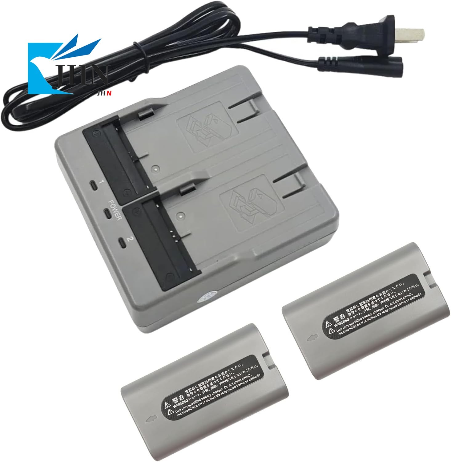 2 Pack BDC72 Battery & Charger for Topcon OS ES FX101 GM52 Total Station