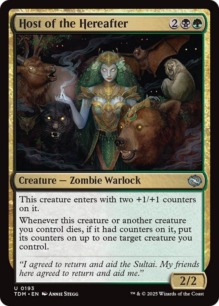 x1 Host of the Hereafter TDM Tarkir Dragonstorm MTG 193 UNCOMMON M/NM 1x