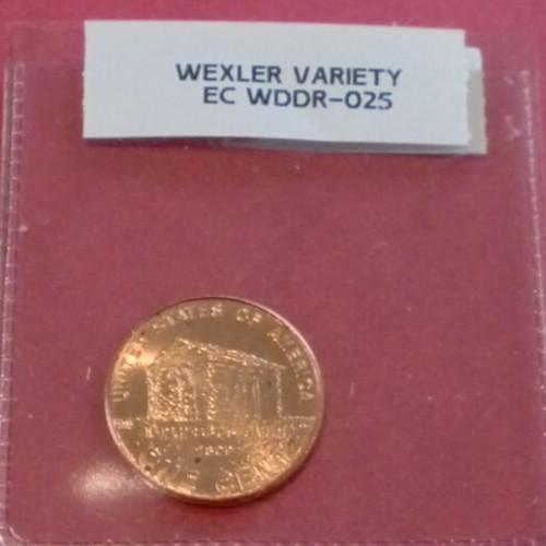 2009P Lincoln WDDR-025 Early childhood Doubled Die Error Cent