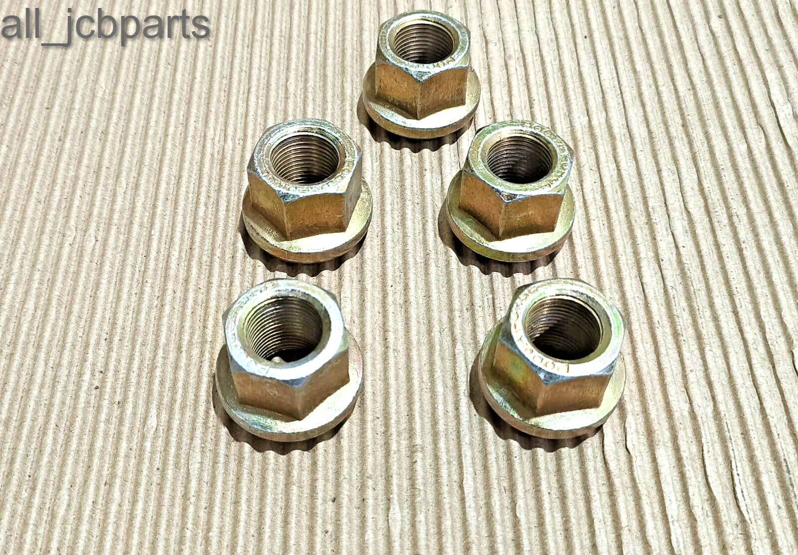 Jcb Parts - Wheel Nuts, 3/4" Unf, Pack Of 5 Pcs. (Part No. 106/40001 400/N6589)