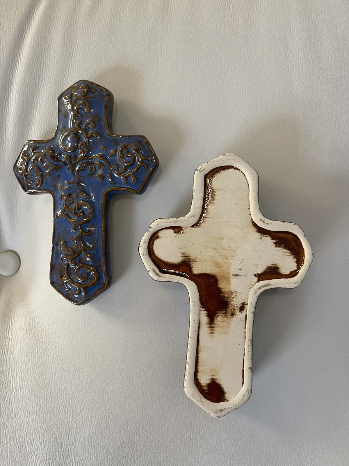 Cross Covered Trinket Box