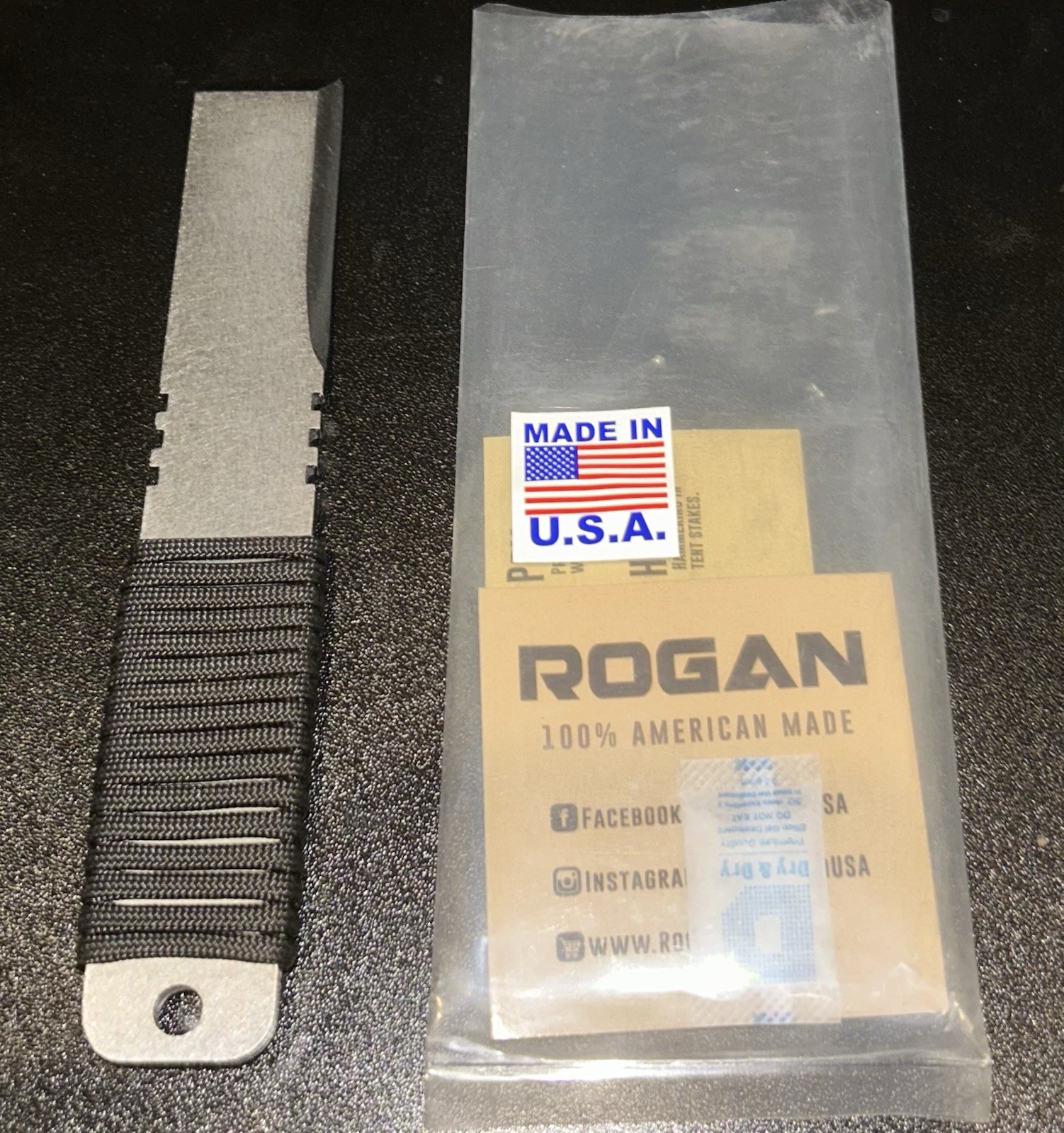 Rogan Compact Pocket Tool Black Wrap