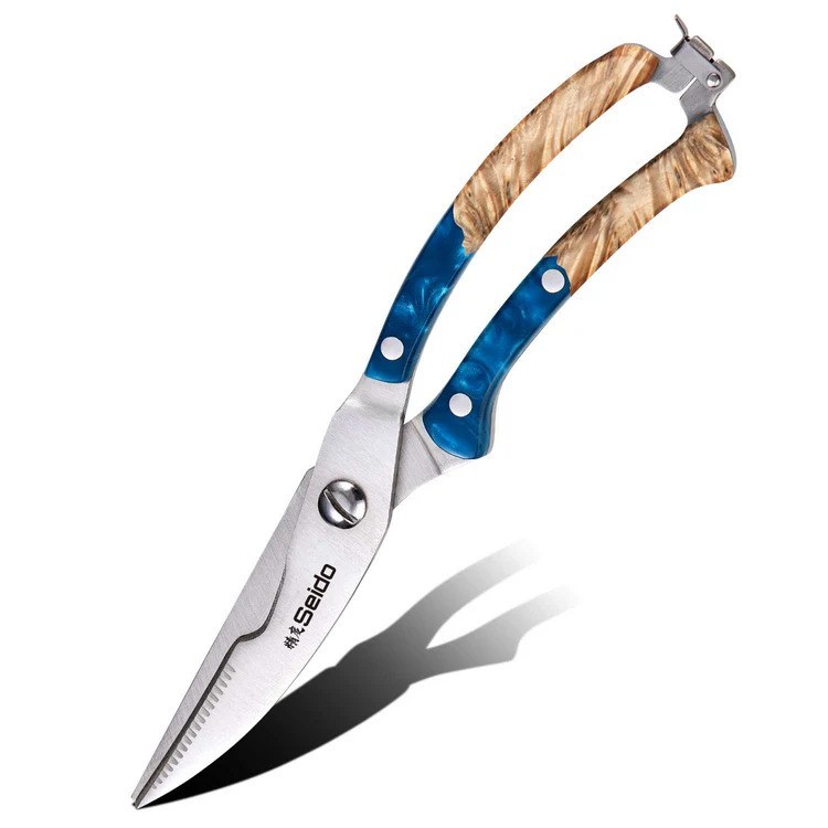Executive 4" Heavy-Duty Kitchen Scissors – Premium Chef-Grade Power & Precision