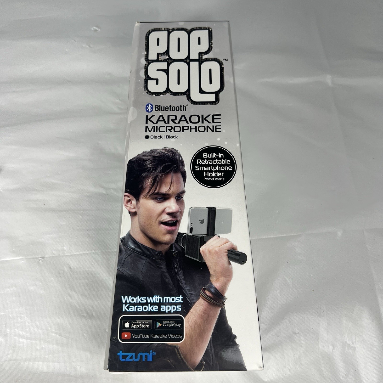 Pop Solo Karaoke Microphone & Speaker Bluetooth Smartphone Holder