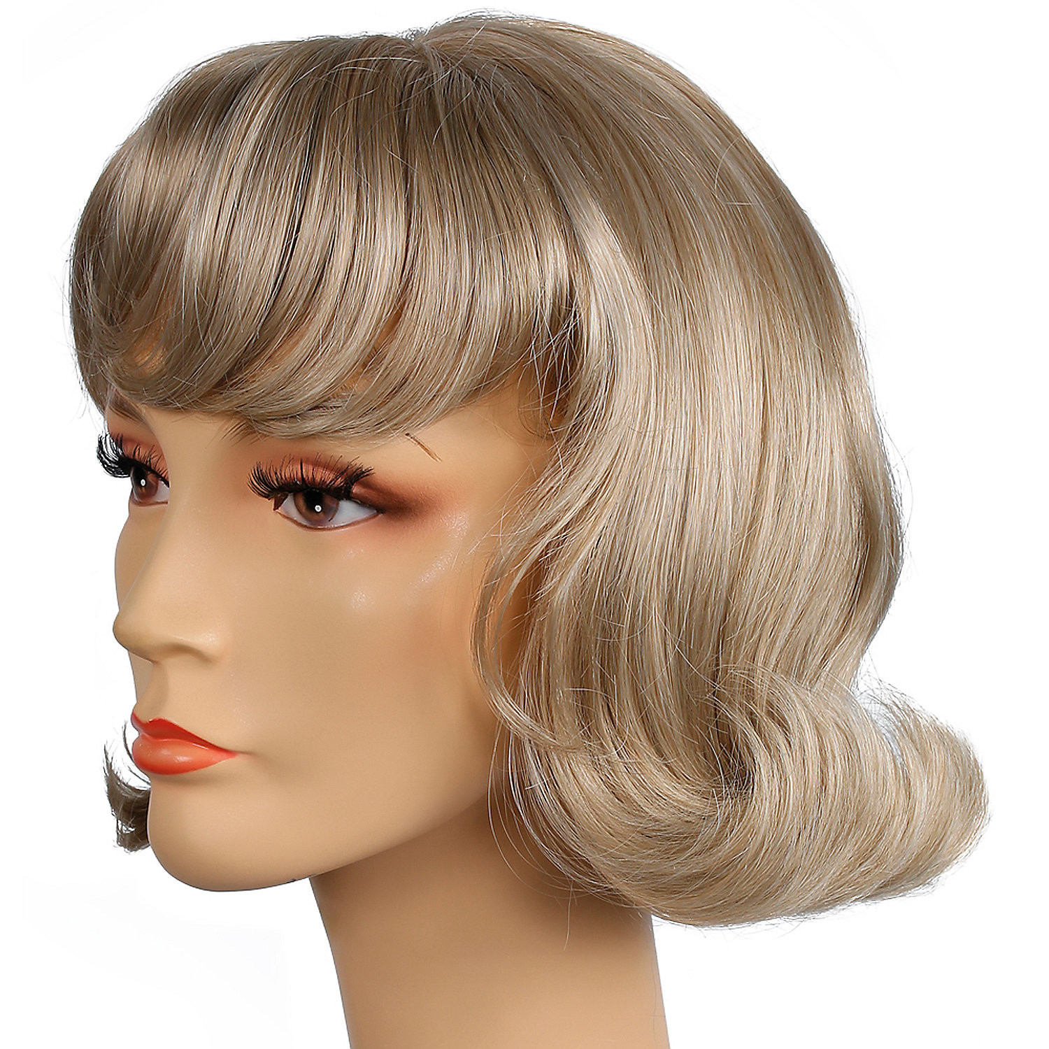60S Short Lucy Flip Wig - Lacey Wigs