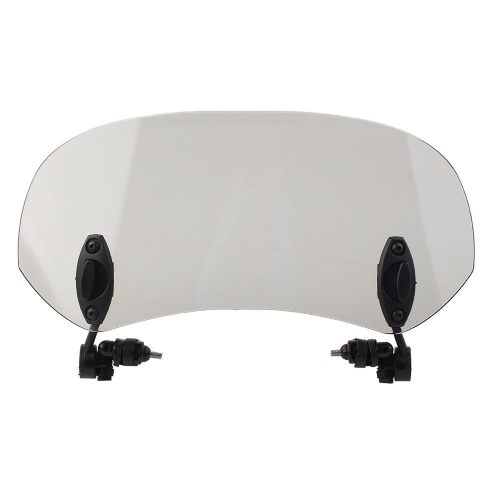 Adjustable Clip-On Windshield Extension Spoiler Windscreen Deflector Motor US