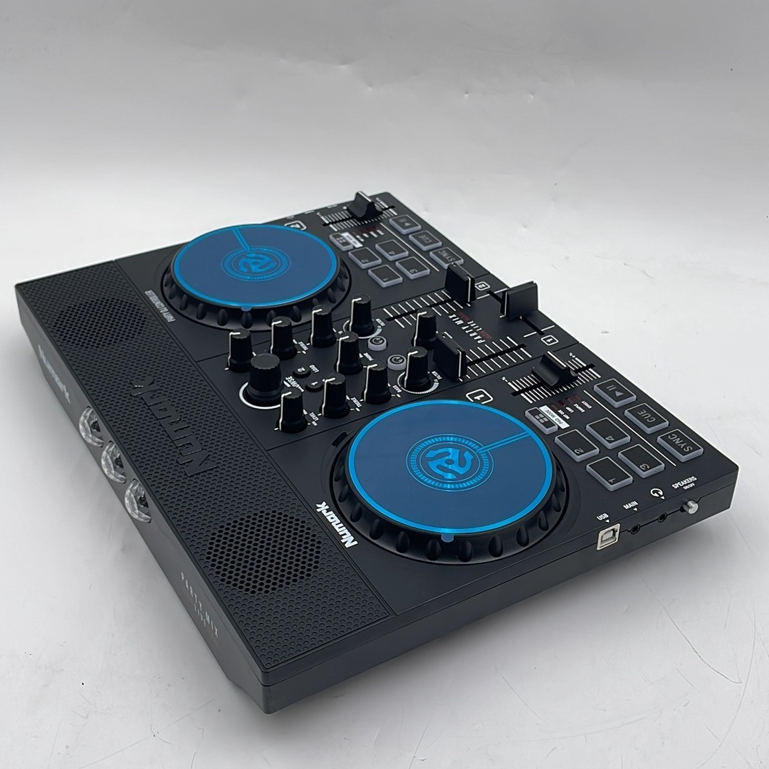 Numark Party Mix Live DJ Controller with Speakers Lights 2 Decks Mixer