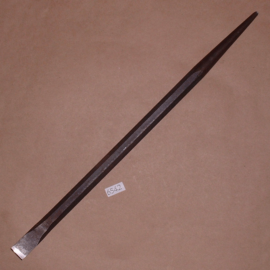 Vintage Pry / Alignment Bar 7/8" x 18" (3/4" Hex Bar Stock)