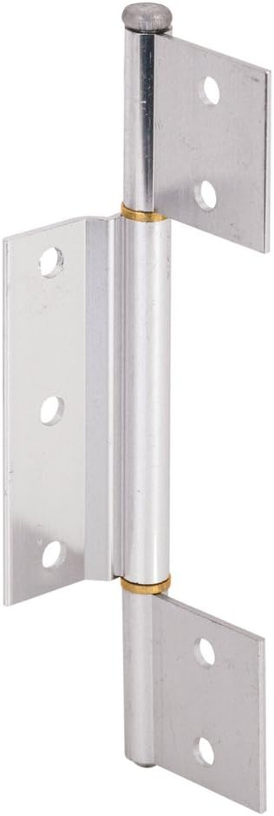 Prime-Line K 5093 Screen Door Hinge, 1/8 In. Offset Center Leaf, Aluminum Finish