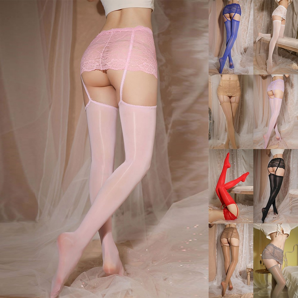 Stylish All Seasons Women Stockings Hosiery Thigh-High Glossy Pantyhose