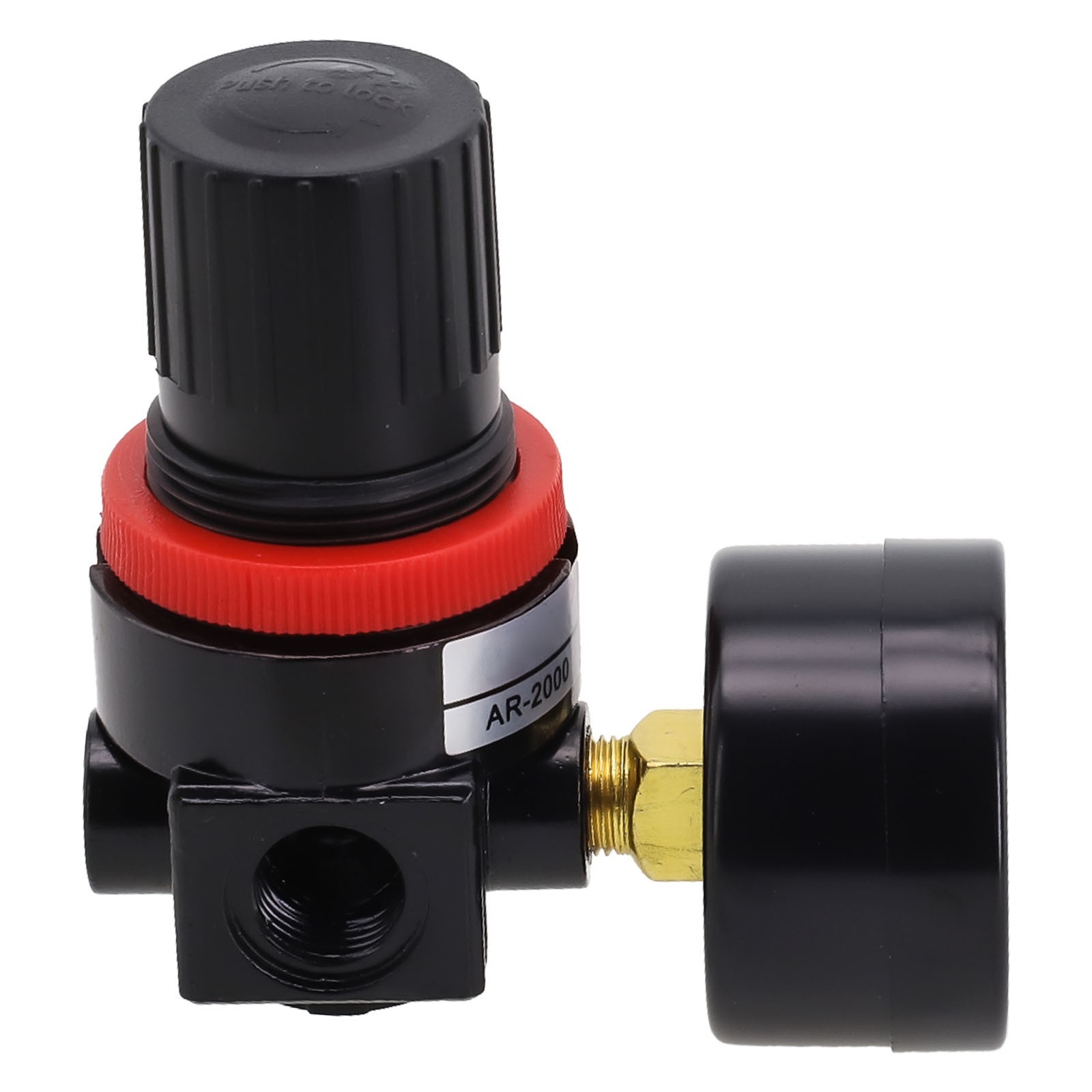 Adjustable Air Compressor Regulator with 1/4 NPT for DIY Projects