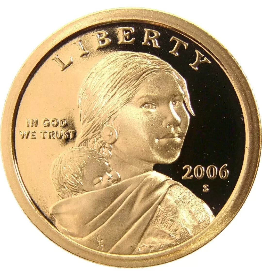 2006 S Native American Sacagawea Dollar Gem Deep Cameo PROOF US Mint Coin