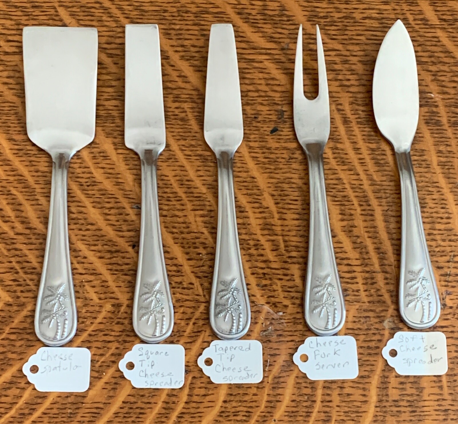 Cambridge COCONUT *PALM TREE* FLATWARE SILVERWARE - TROPICAL HAWAIIAN