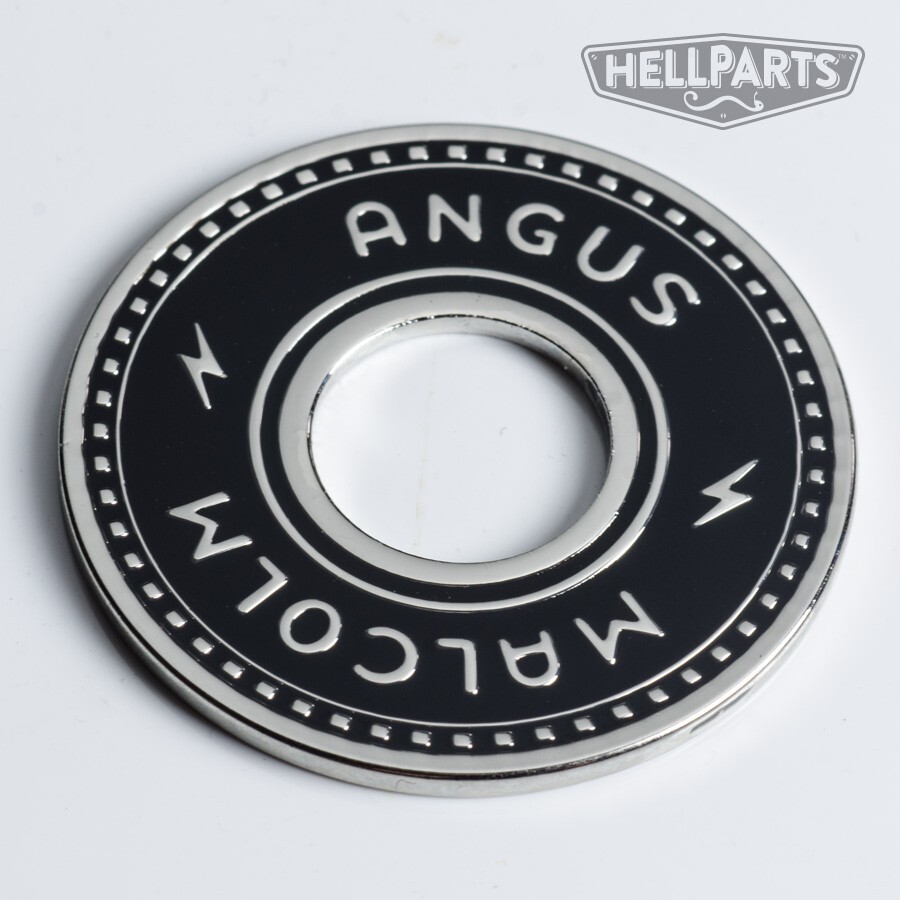 MALCOLM/ANGUS Brass Toggle Switch Washer Ring Rhythm Treble. Les Paul, SG More.