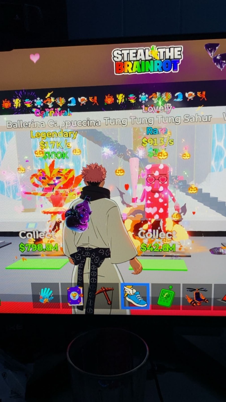 fortnite steal the brainrot max trait tung tung tung sahur andballerincappucina