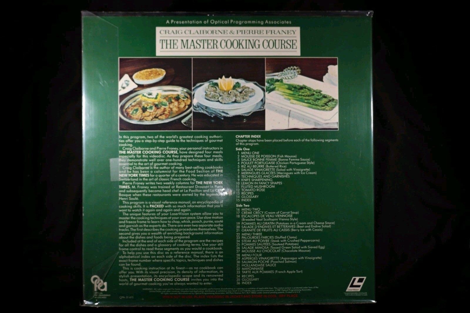 The Master Cooking Course (Laserdisc)