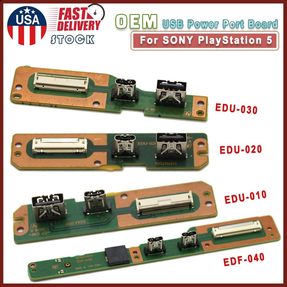 OEM USB Power Port Board Repalcement For SONY PlayStation 5 PS5 Slim Console