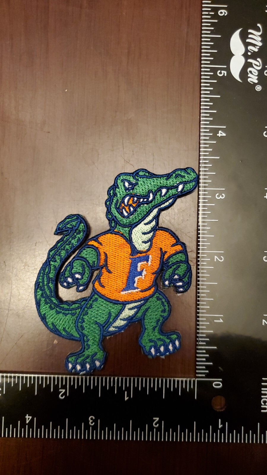 Florida Gators Vintage Gator Logo Patch. Embroidered. Iron On Backing 3.5"x3"