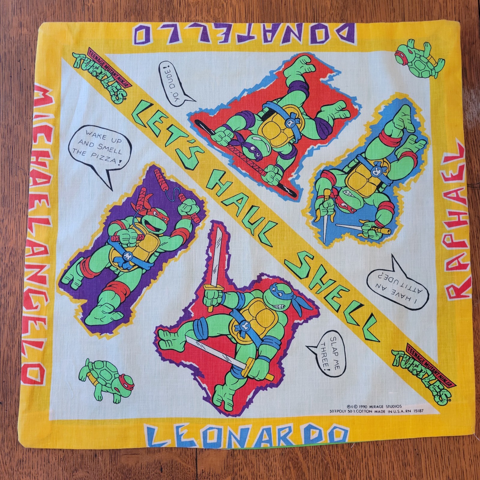 1990 Teenage Mutant Ninja Turtles  Pillow Case  Sham