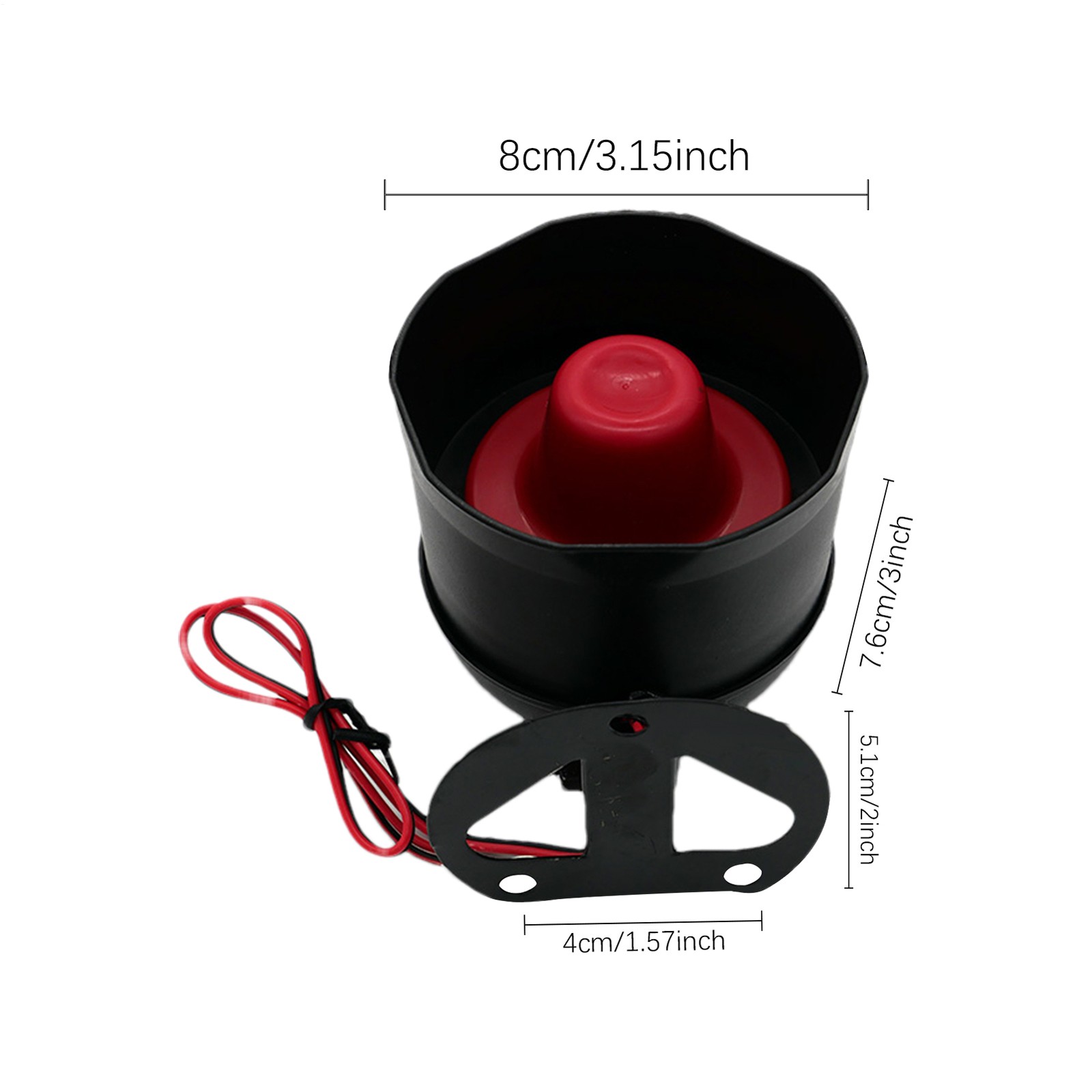12V Universal Car Alarm System Security Vibration Alarm System W 2 Remote Contro