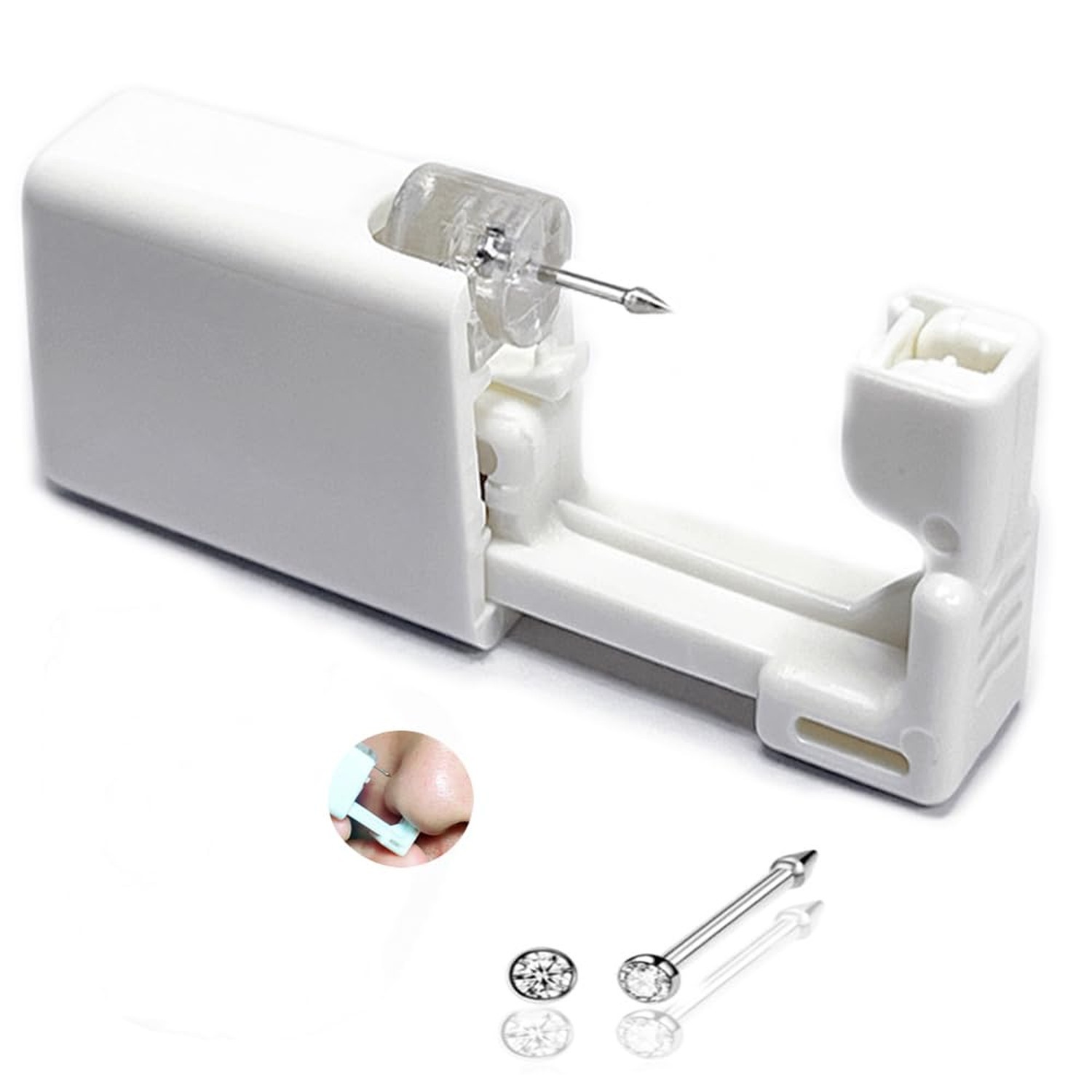 Self Nose Piercing Gun Self Nose Piercing Gun Kit Safety Nose Piercing Gun Ki...