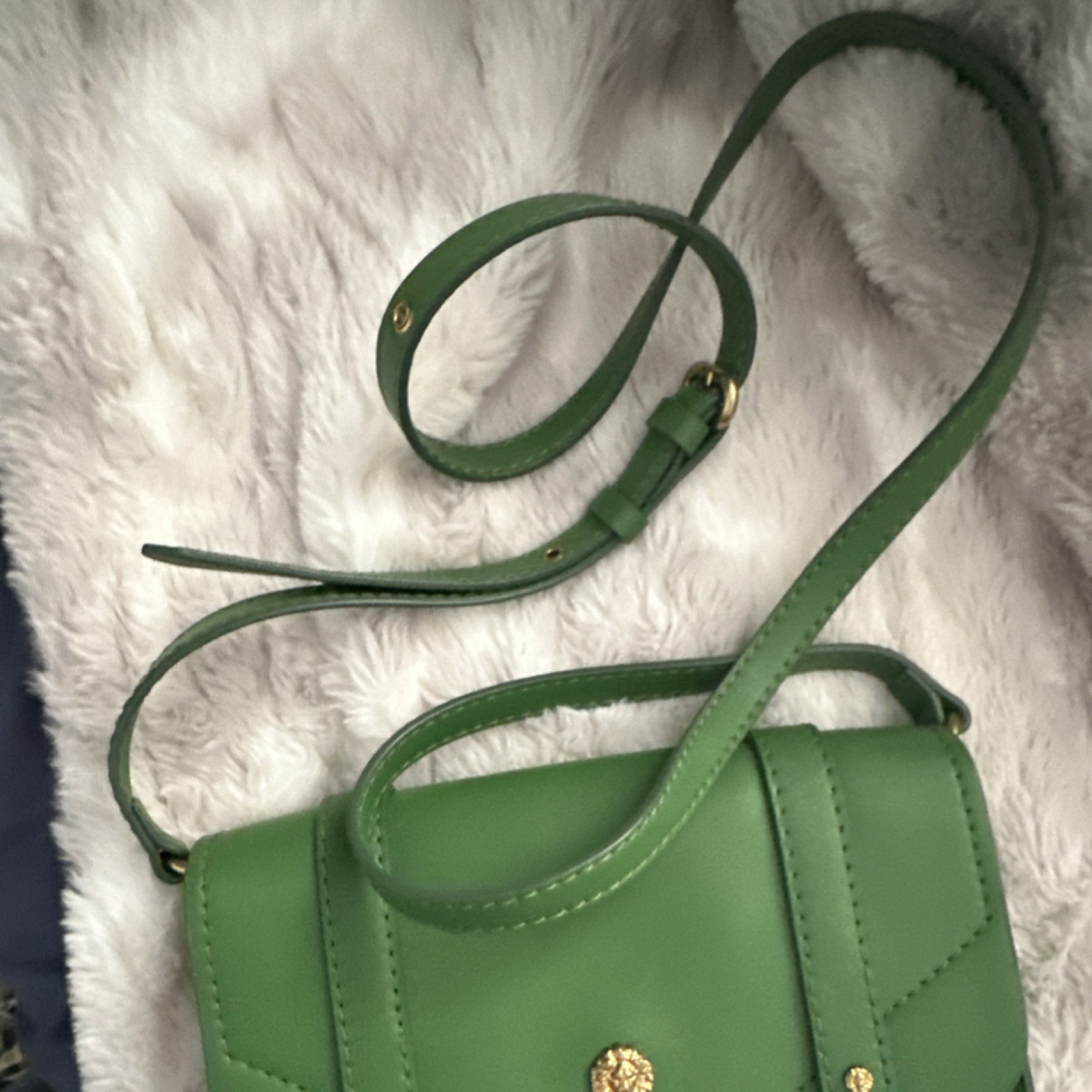 Anne Klein beautiful green Crossbody and matching wallet. New without tags.