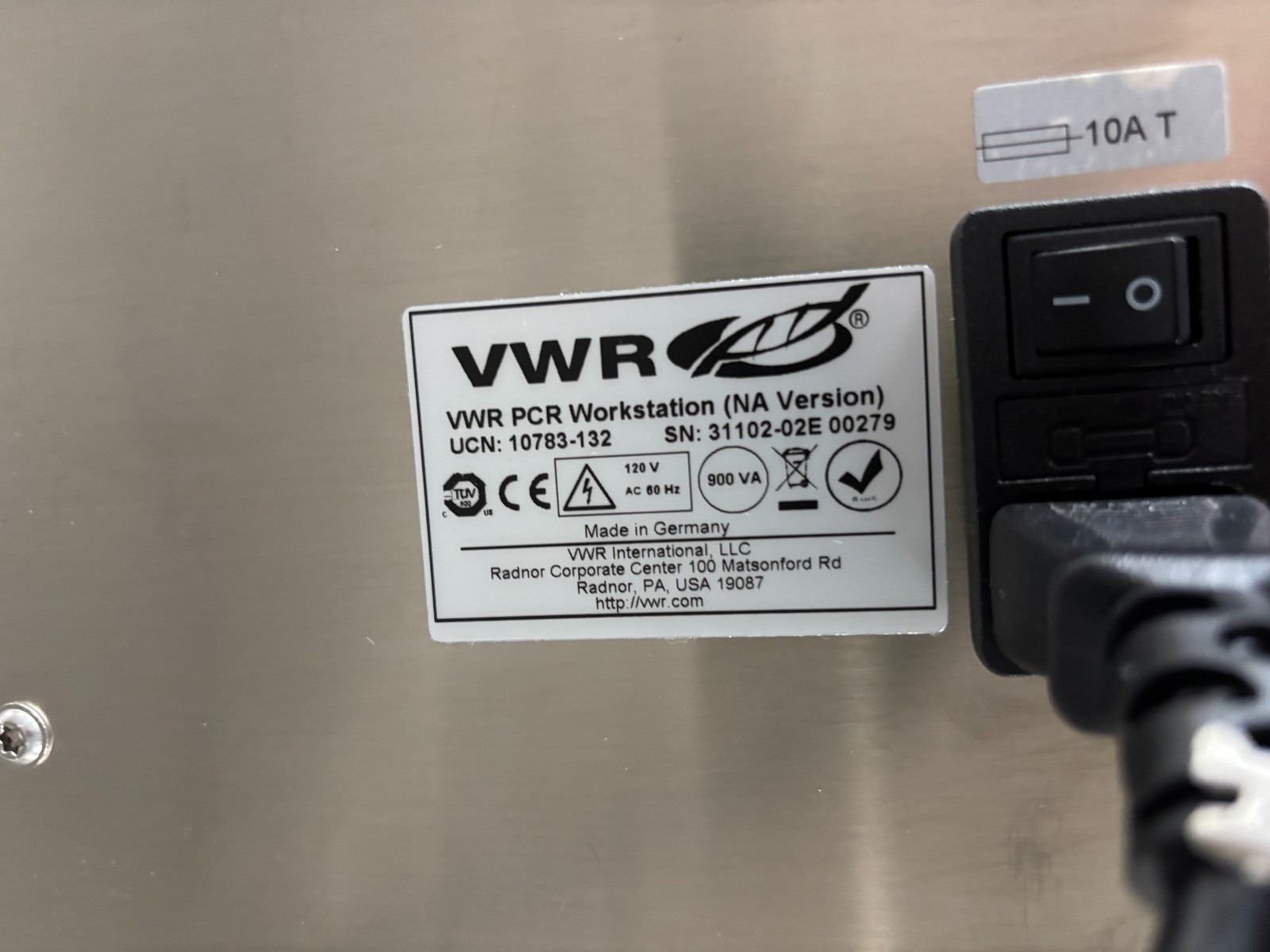 VWR PCR Workstation 10783-132