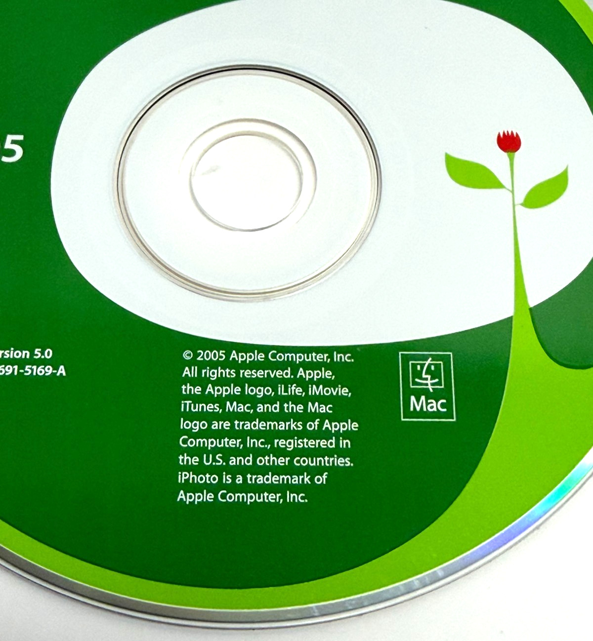 Vintage Apple Mac iLife '05 Install DVD/CD - v5.0