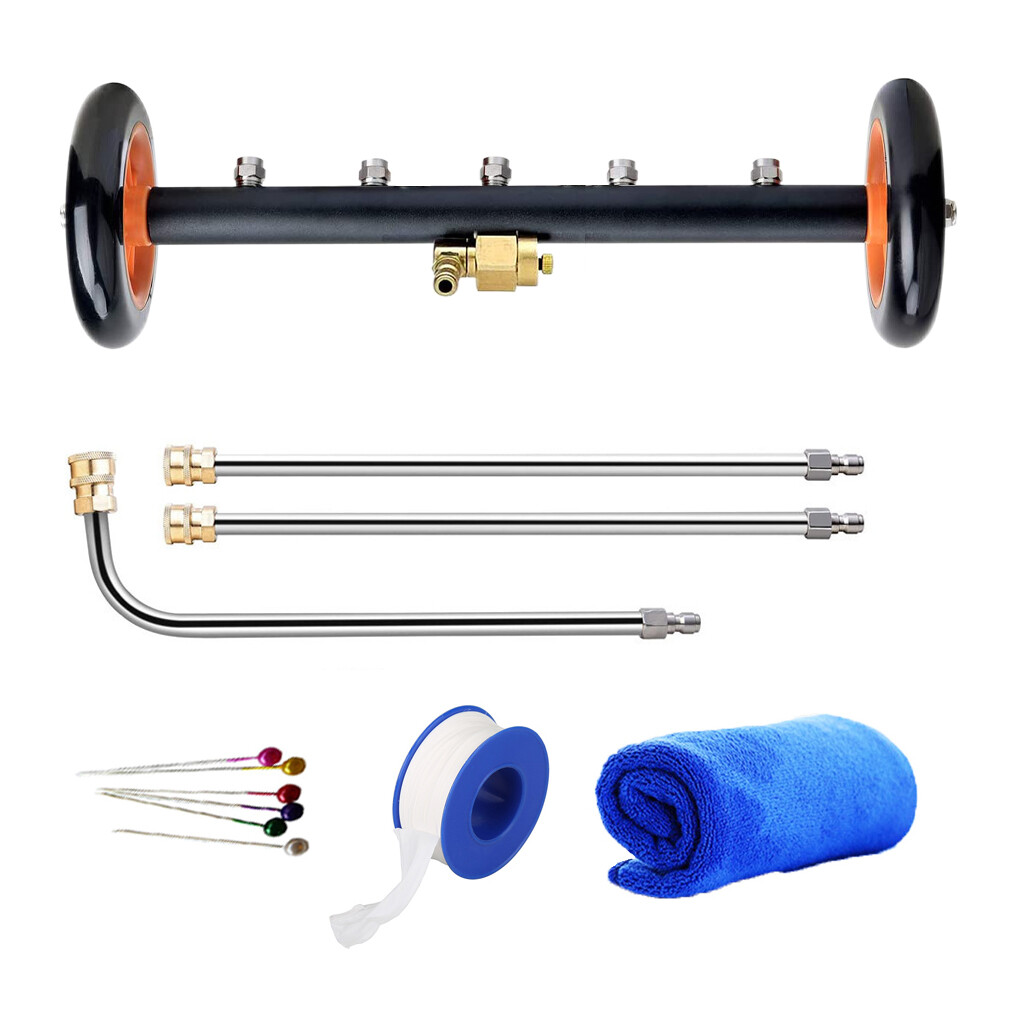 18" Pressure Power Washer Surface Cleaner Undercarriage Water Broom 4000PSI
