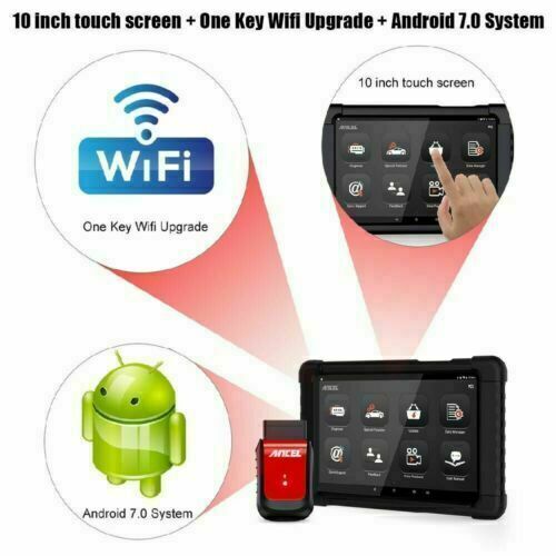 Car All System Bidirectional OBDII Scanner Diagnostic Scan Tool Code Reader SRS