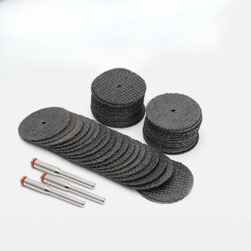 50pcs 1/8" Mandrel Fiberglass Reinforced Dremel Cut Off Wheel Rotary Discs Saw
