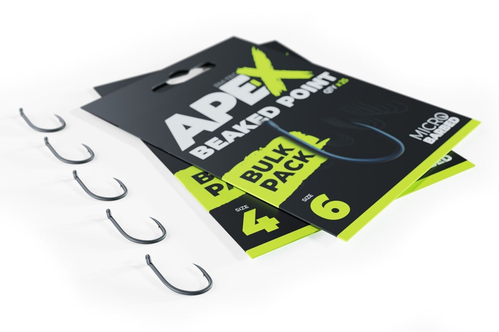 RidgeMonkey Ape-X Hooks  - BULK PACKS OF 25 All Styles & Sizes