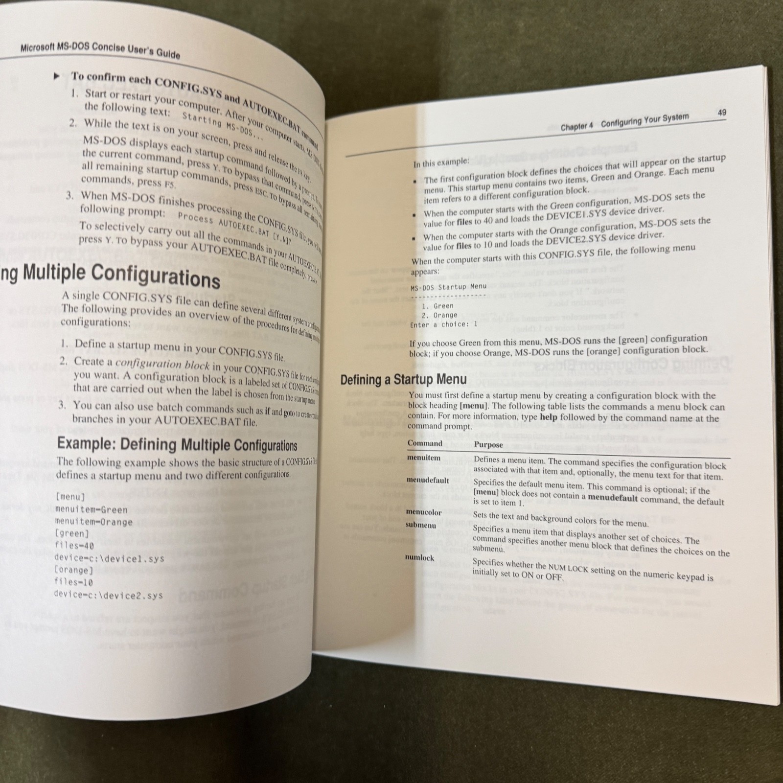 Microsoft MS DOS 6.22 Operating System Upgrade User Guide Book