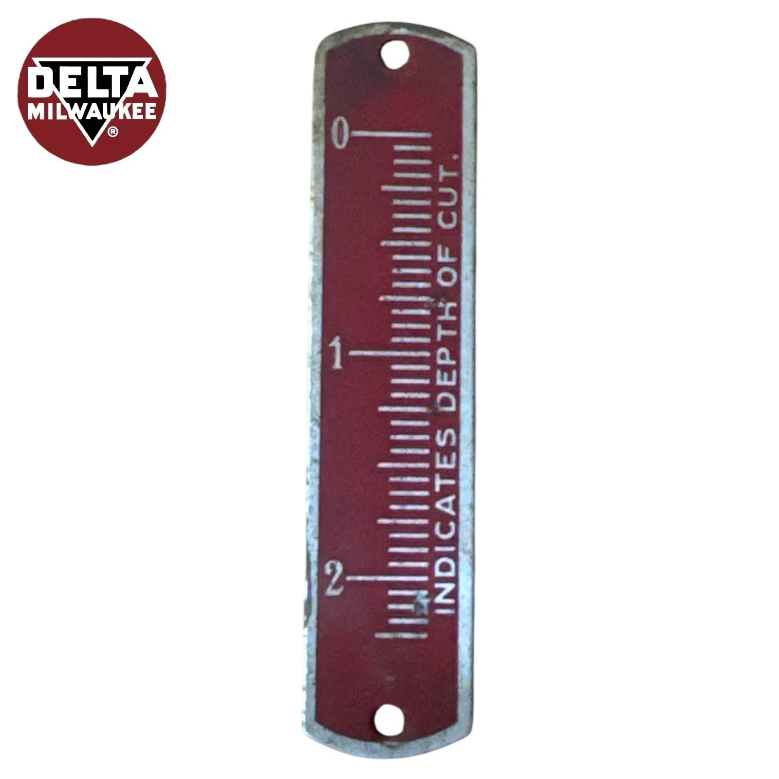 Delta Milwuakee Homecraft 8” Table Saw 34-160 / 860 Depth Of Cut Tag Badge