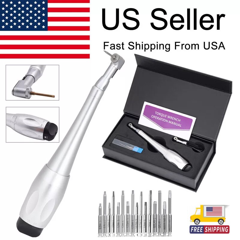 Dental Universal Implant Torque Wrench Drivers Dental 16PCS Screw Instrument