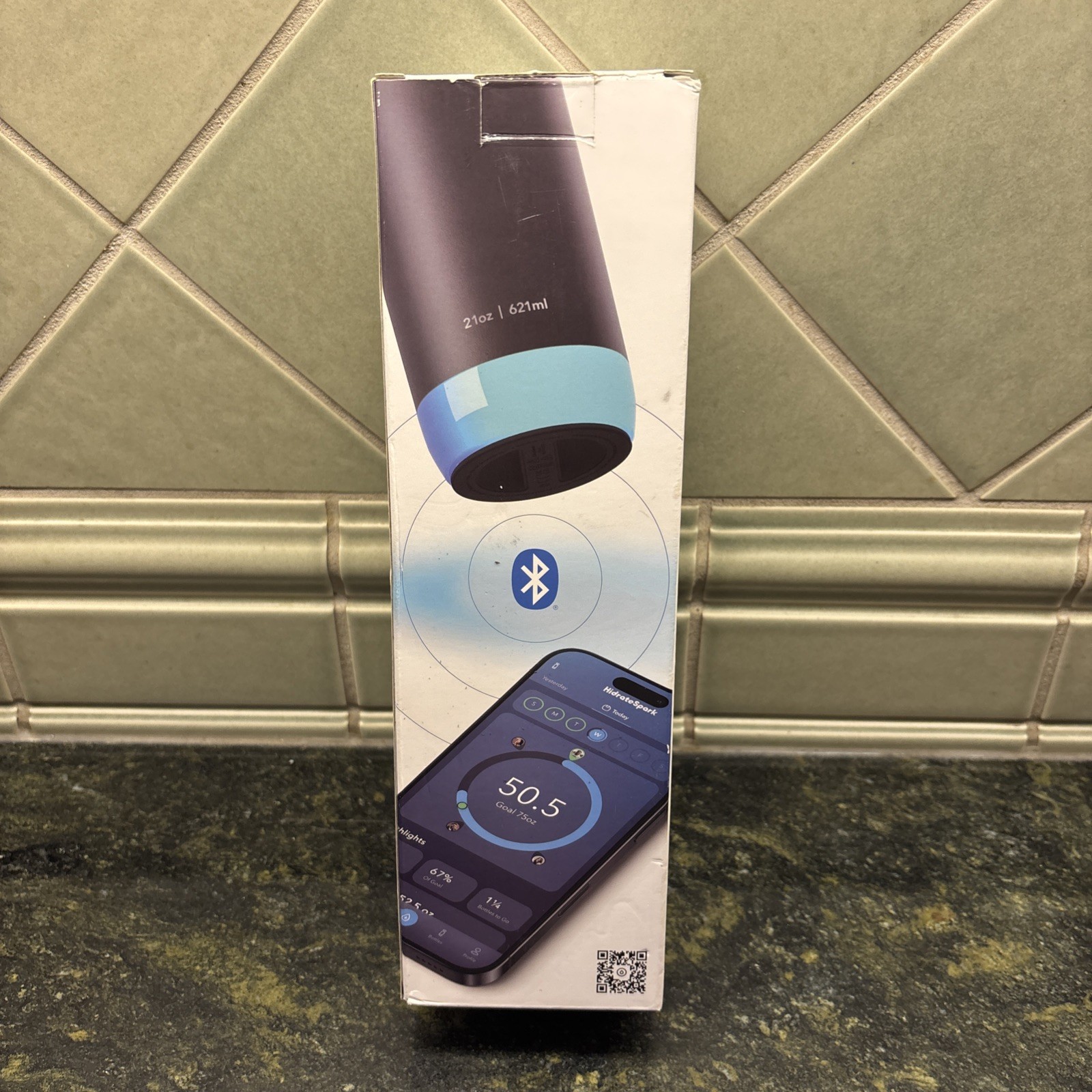 Hidrate Spark PRO 2 Black – Smart Hydration Bottle with Drink Reminders