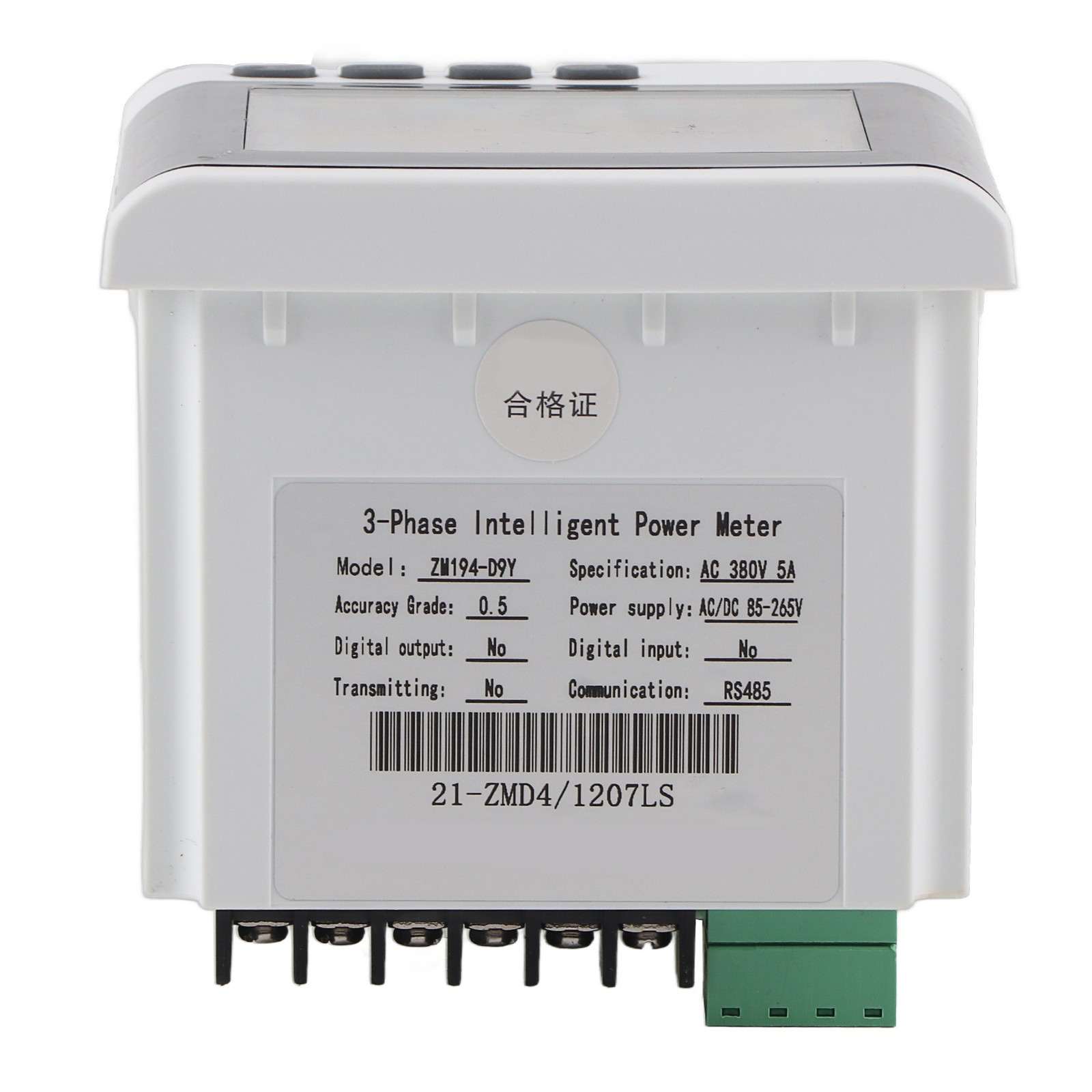 ZM194-D9Y LED Digital 3phase Programmable Electric Power Meter Ammeter Voltmeter