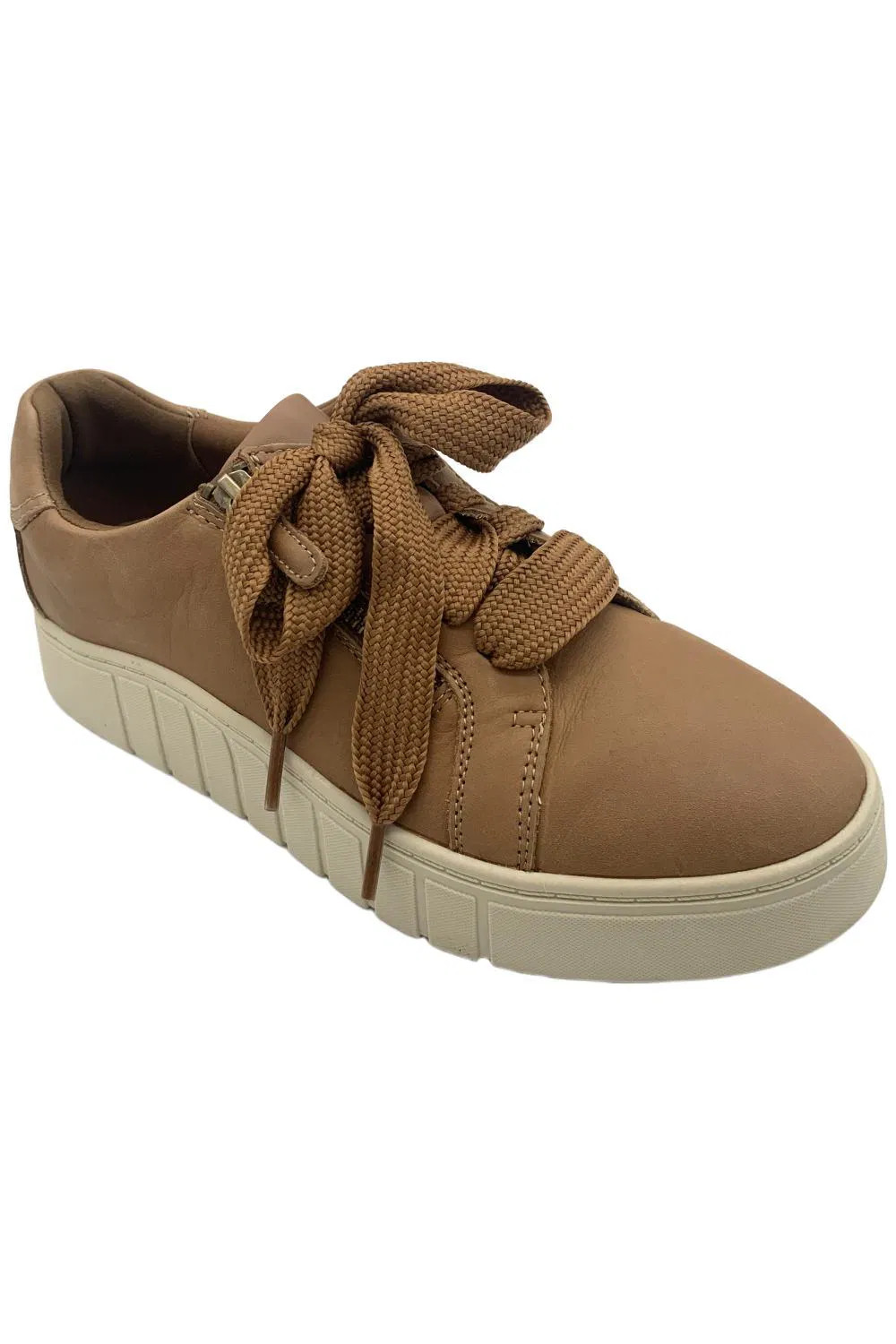 Clarks Women's Mykah Lace Up Sneakers Tan