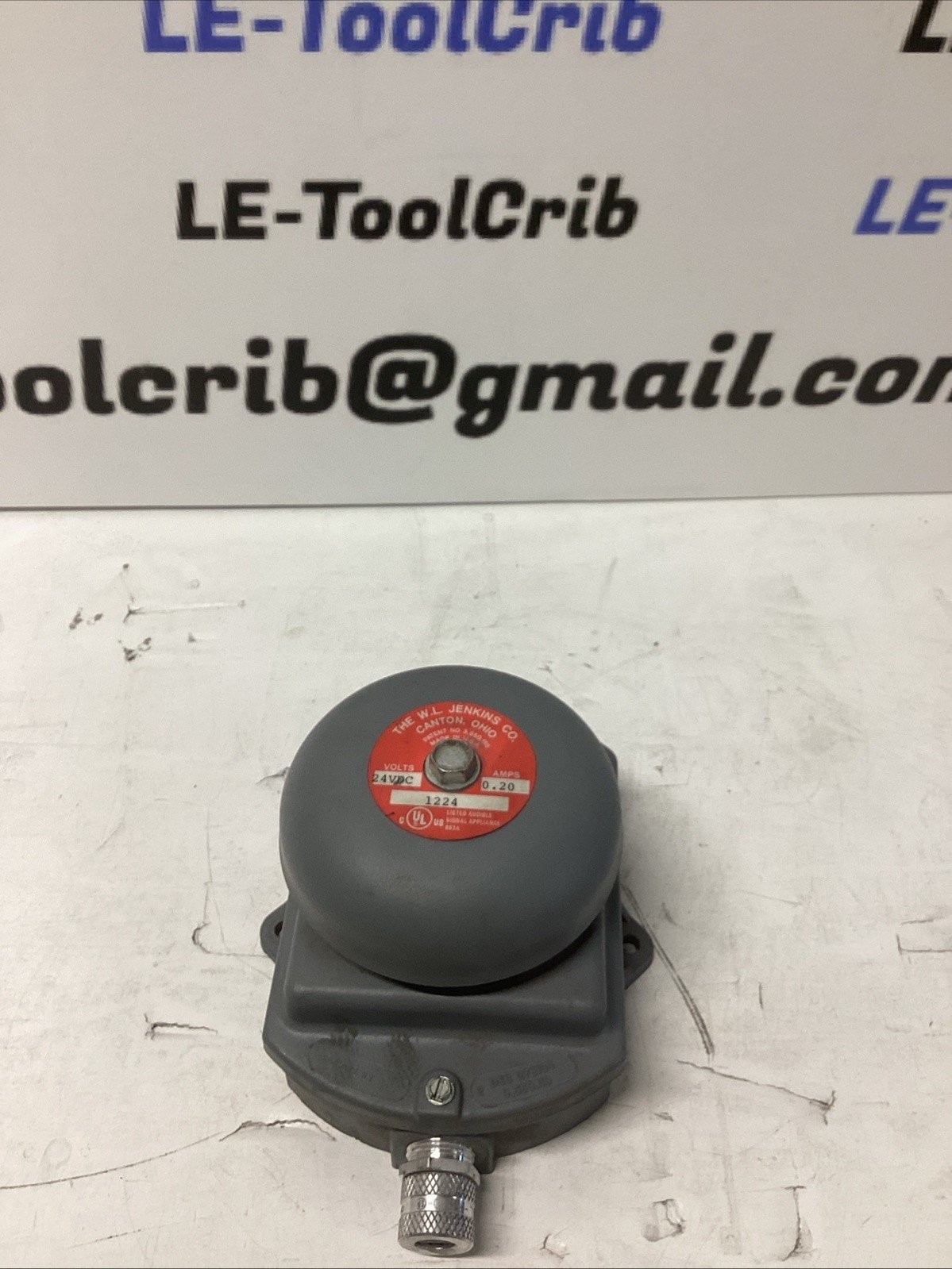 The W.L Jenkins Co 1224 Bell 24volts 0.20amps H-836