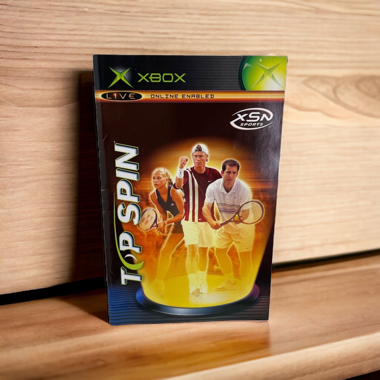Top Spin Original Xbox Instruction Booklet Manual 2003