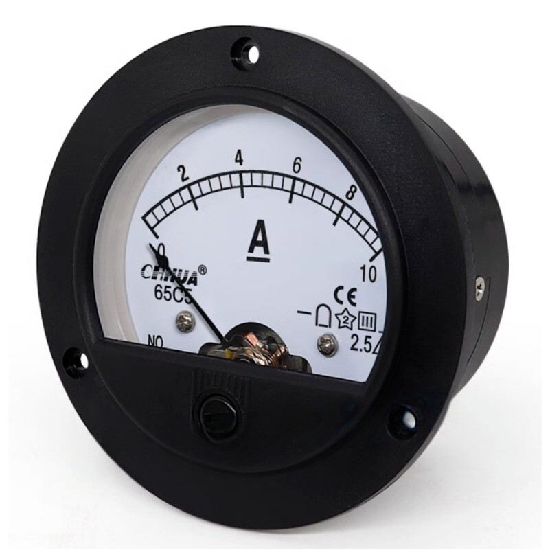 DC 1000A Round Analog Ammeter Panel AMP Current Meter Φ 90mm with shunt 65C5
