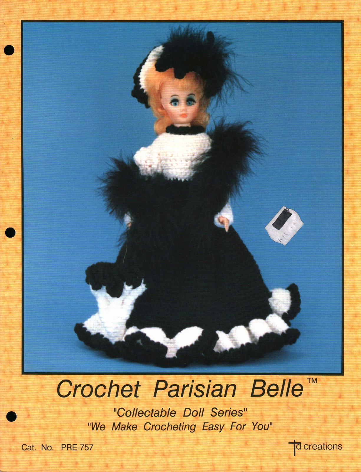 Crochet Parisian Belle Doll | Td Creations PRE-757