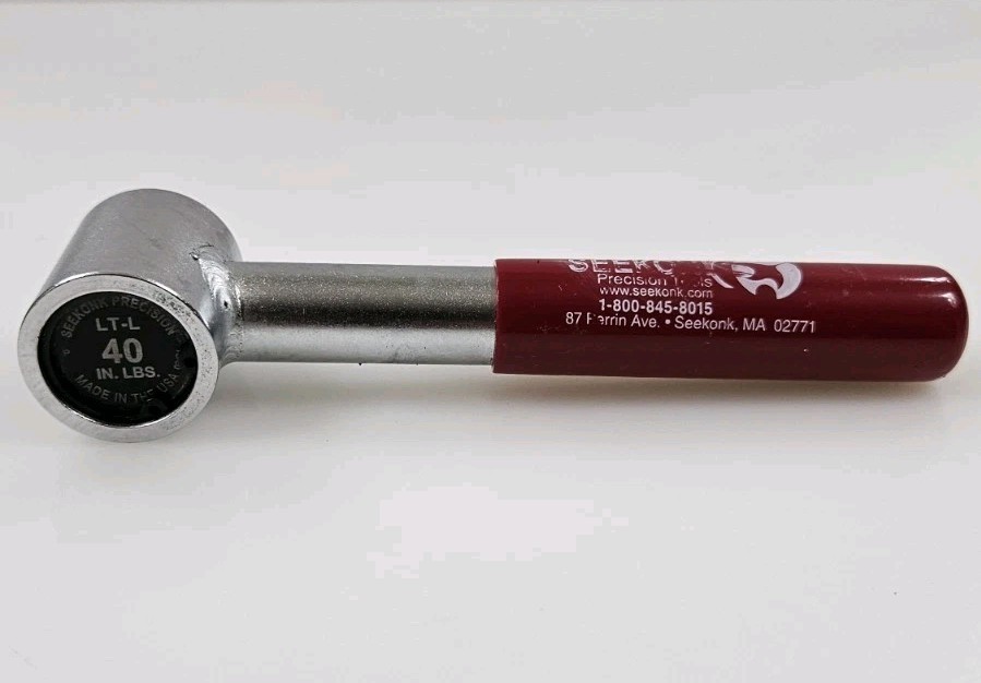 Seekonk LT-L Preset Torque Wrench L Handle 3/8 Drive 40in-lbs《Priced To Sell》