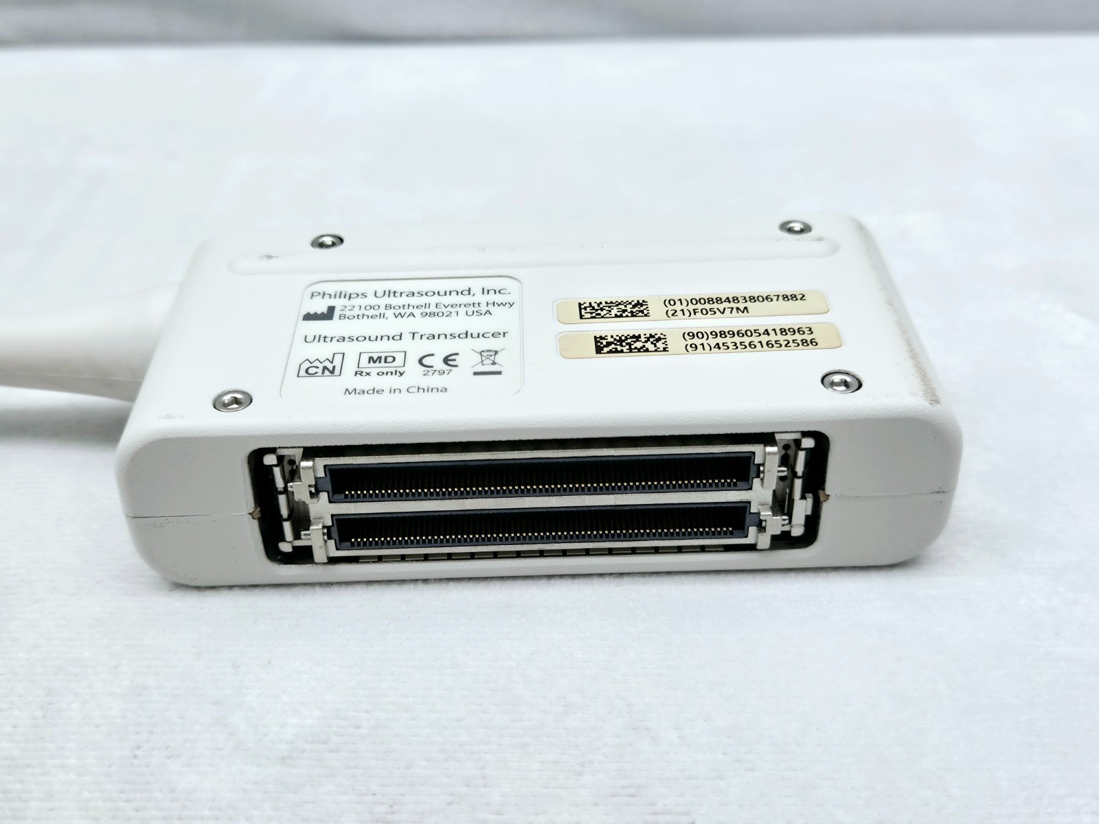 Philips L12-4 Linear Array Probe Ultrasound Transducer - Working - Cord Damage